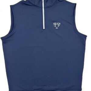 Peter Millar Mens Galway Vest 1/4 Zip Size Large Golf Performance Nelson Cup
